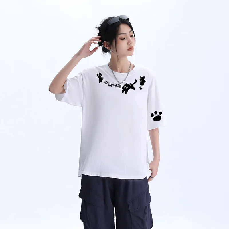Caramella Drop Shoulder Sleeve T Shirt Women's-2