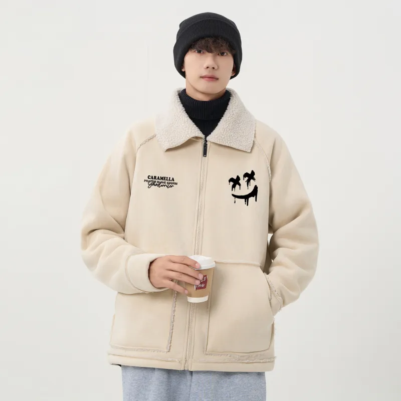 Caramella Velvet feel Coat Unisex-11