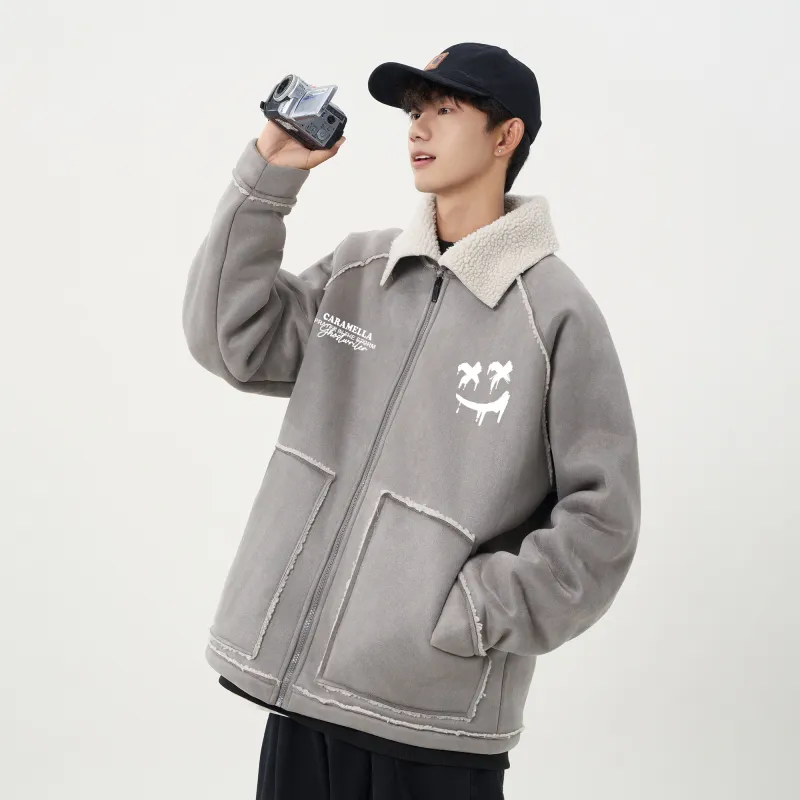 Caramella Velvet feel Coat Unisex-24