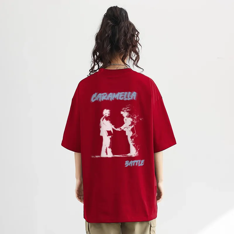 Caramella Drop Shoulder Sleeve T Shirt Women's-14
