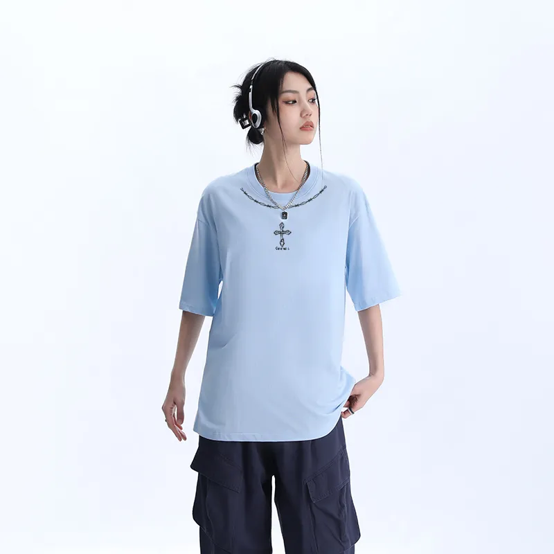 Caramella Drop Shoulder Sleeve T Shirt Women's-26