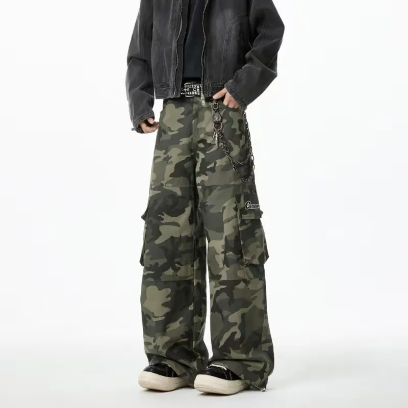 Caramella Casual Pants Unisex Camouflage-5