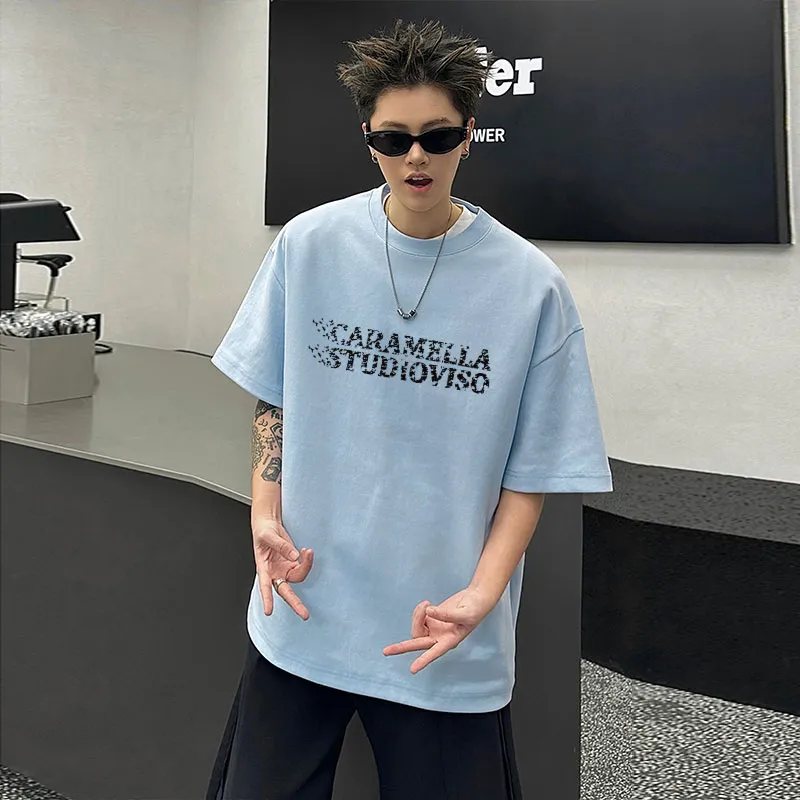 Caramella Drop Shoulder Sleeve T Shirt Unisex-16