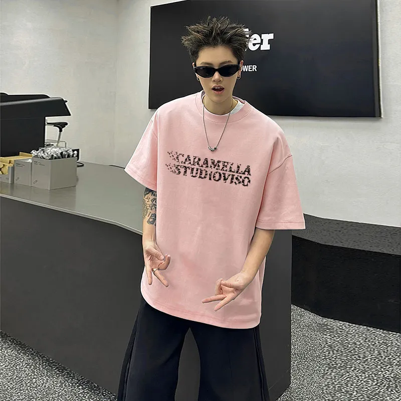 Caramella Drop Shoulder Sleeve T Shirt Unisex-13