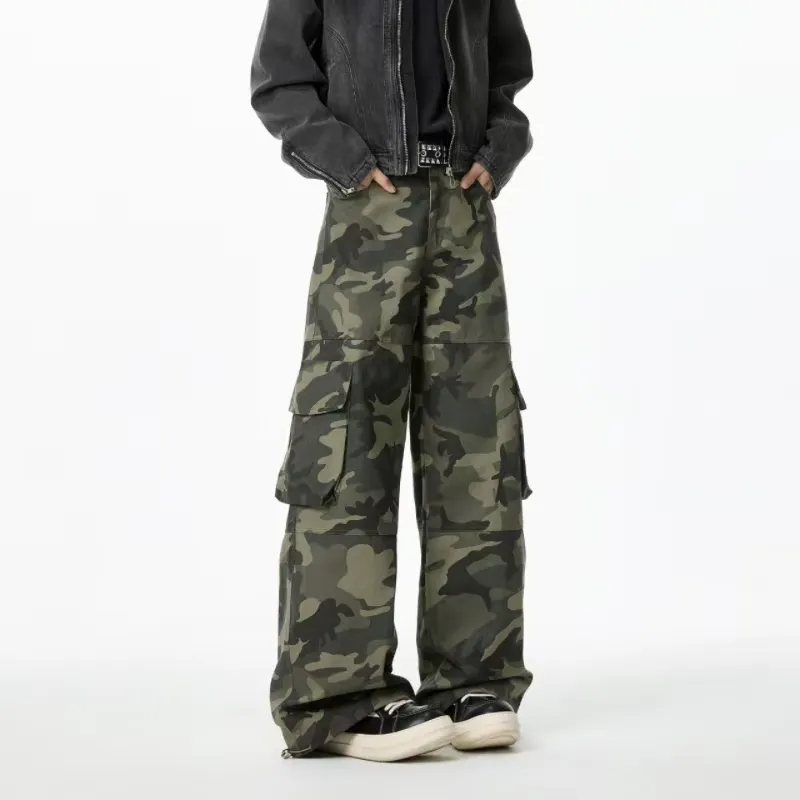Caramella Casual Pants Unisex Camouflage-2