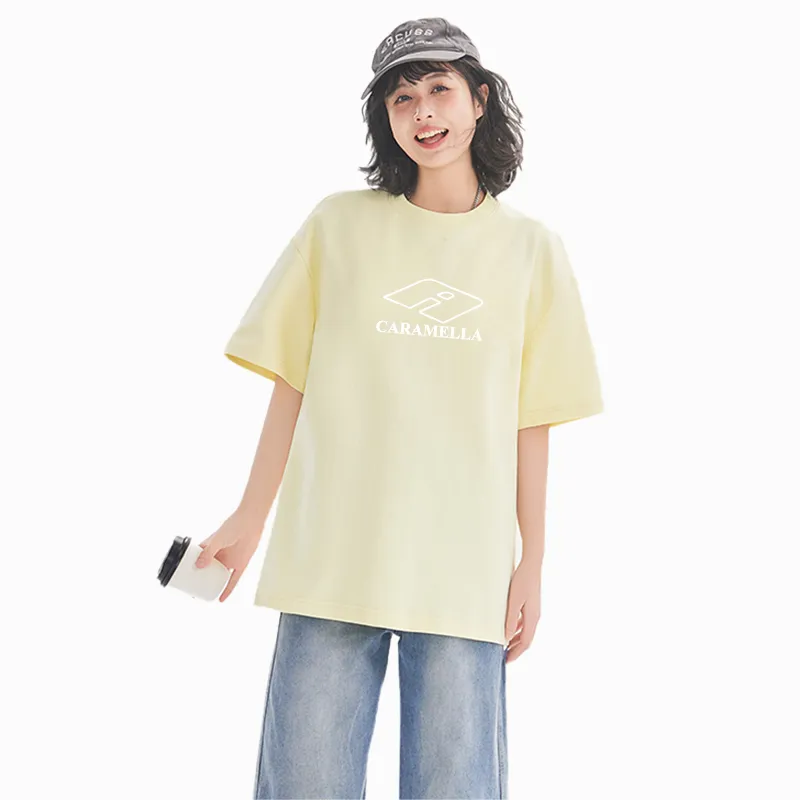 Caramella Drop Shoulder Sleeve T Shirt Women's-10