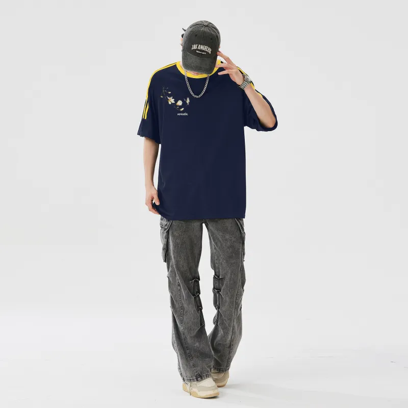 Caramella T Shirt Unisex Navy Blue-2
