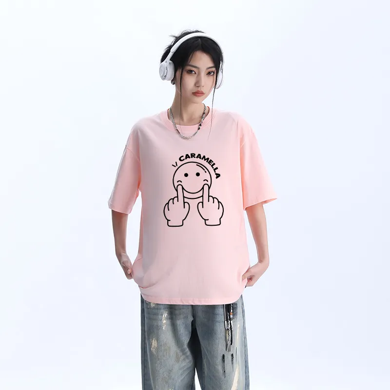 Caramella Drop Shoulder Sleeve T Shirt Women's-14