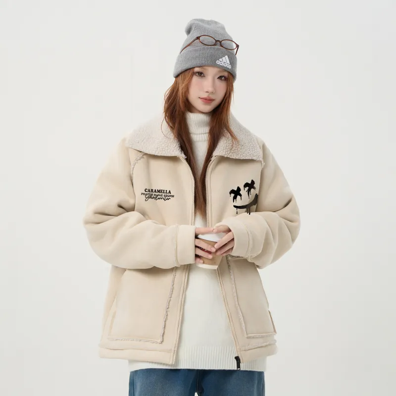 Caramella Velvet feel Coat Unisex-14