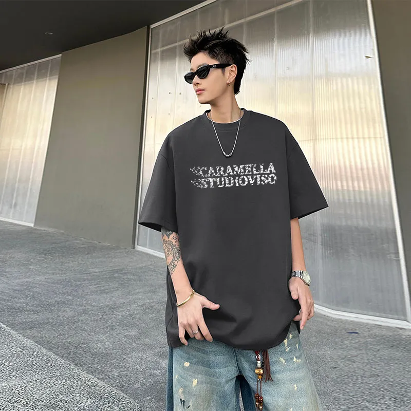 Caramella Drop Shoulder Sleeve T Shirt Unisex-10