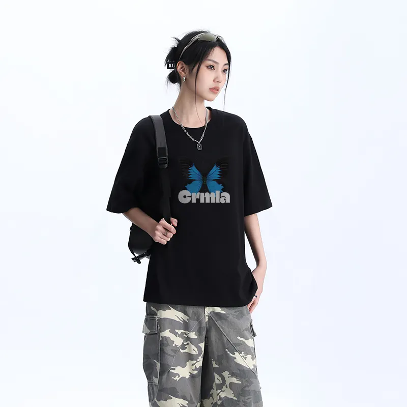 Caramella Drop Shoulder Sleeve T Shirt Unisex-2