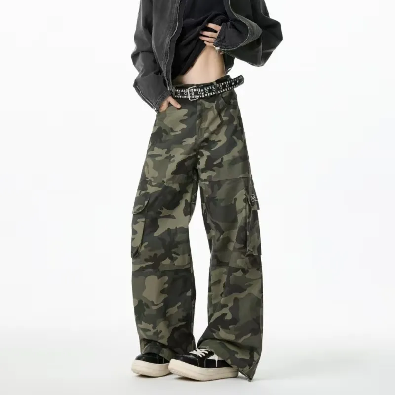 Caramella Casual Pants Unisex Camouflage-4