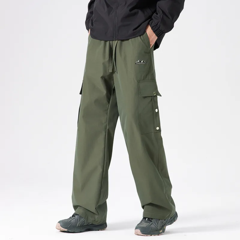 Caramella Cargo Pants Unisex Black-7