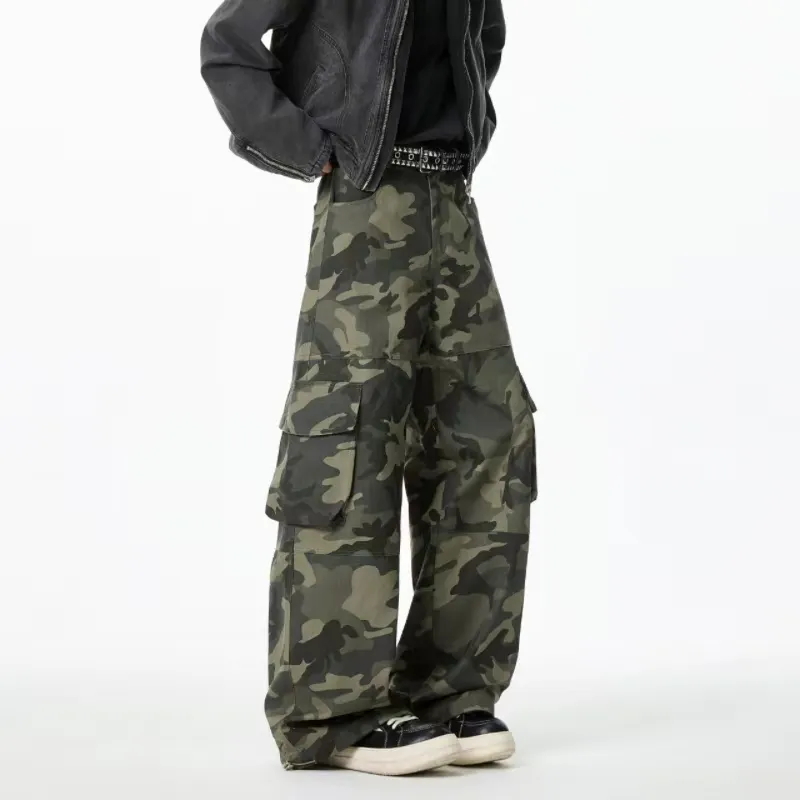 Caramella Casual Pants Unisex Camouflage-1