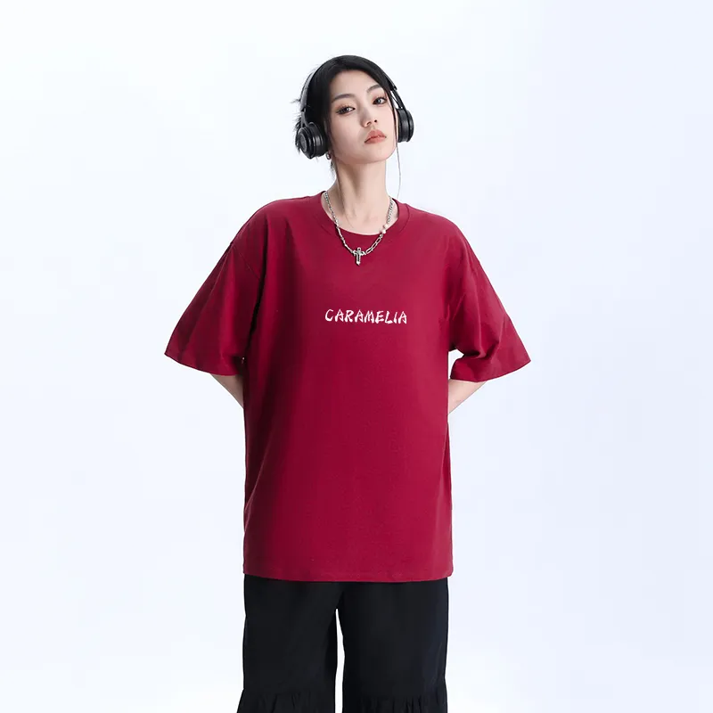 Caramella Drop Shoulder Sleeve T Shirt Women's-9