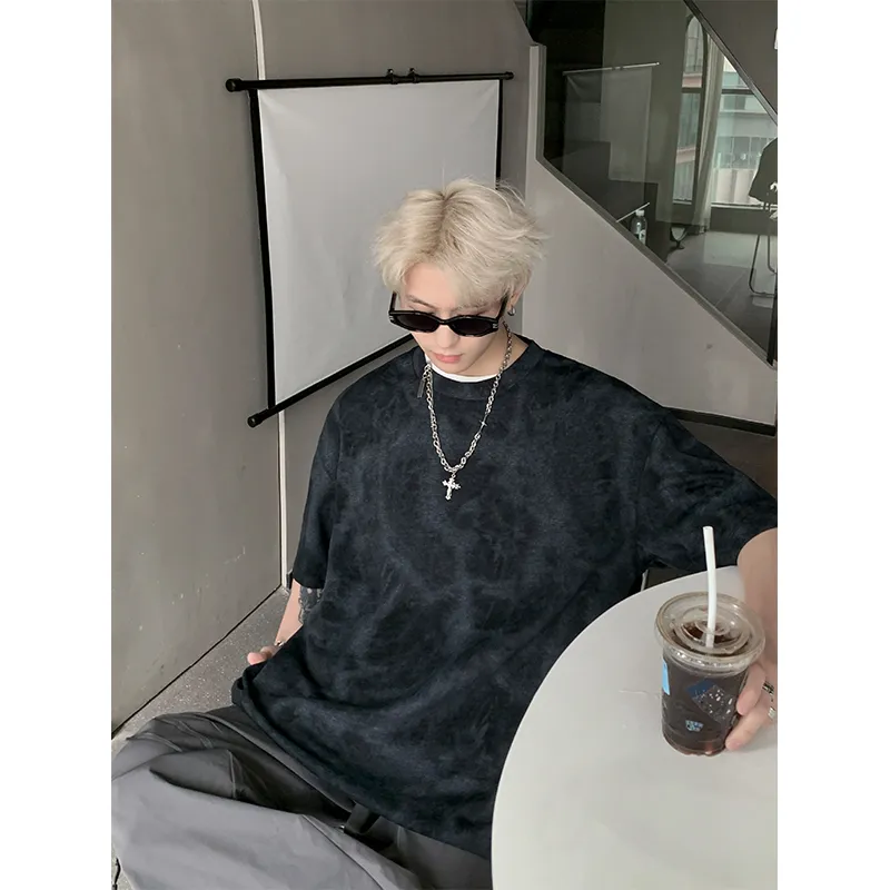 Caramella Drop Shoulder Sleeve T Shirt Unisex-18