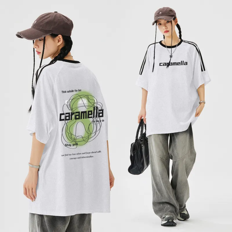 Caramella Drop Shoulder Sleeve T Shirt Women's-10