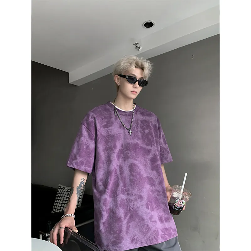 Caramella Drop Shoulder Sleeve T Shirt Unisex-14