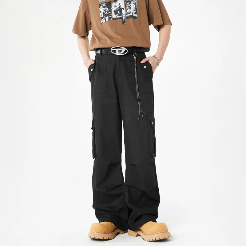 Caramella Cargo Pants Unisex Black-1