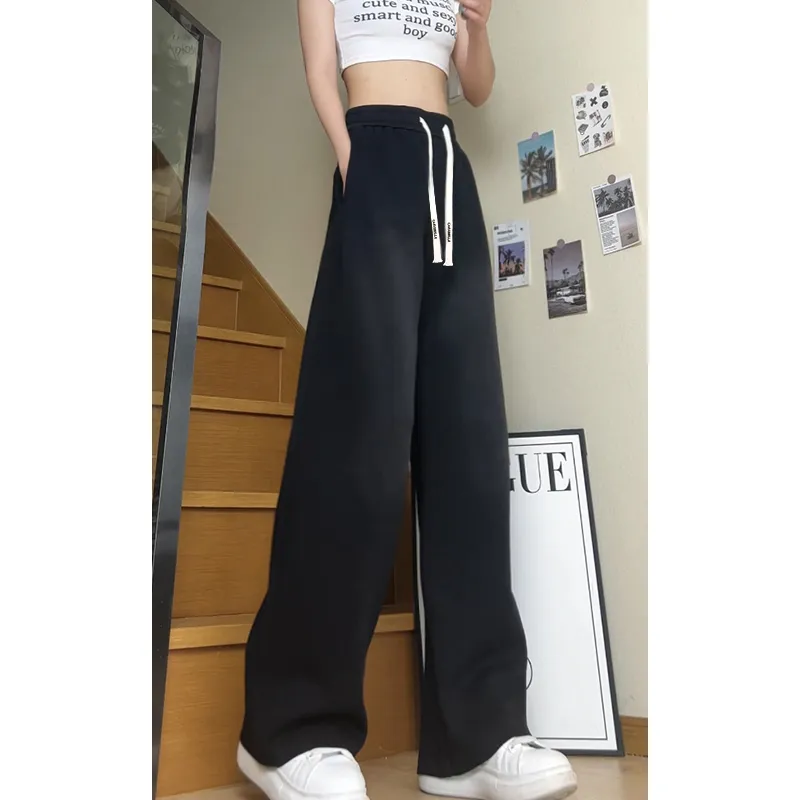 Caramella Casual Pants Unisex Black-3