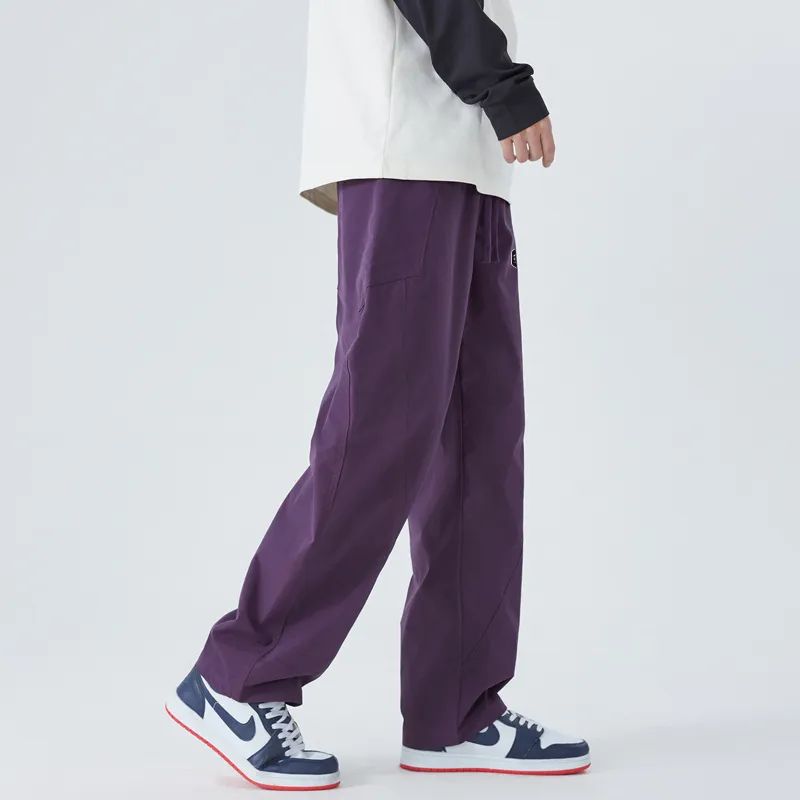 Caramella Casual Pants Unisex Black-17