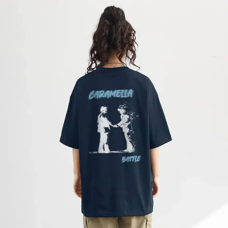 Caramella Drop Shoulder Sleeve T Shirt Women's-6