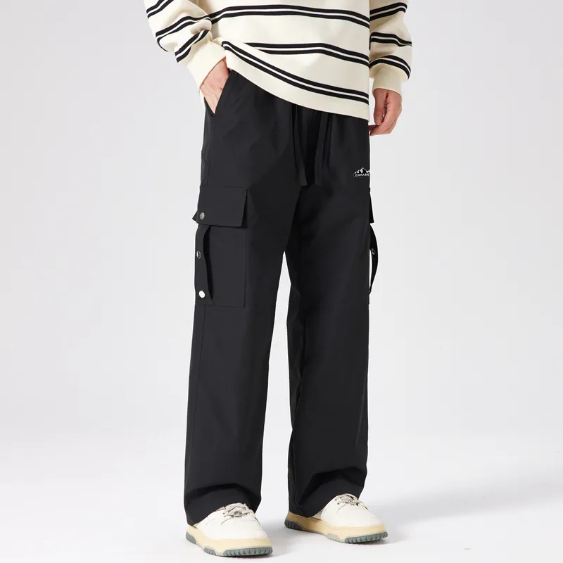 Caramella Cargo Pants Unisex Black-3