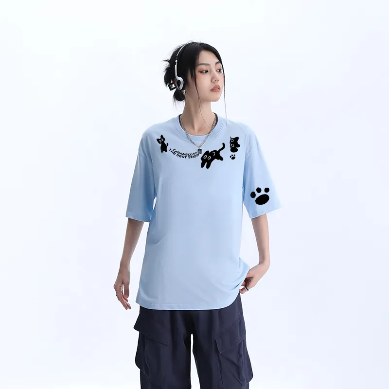 Caramella Drop Shoulder Sleeve T Shirt Women's-26