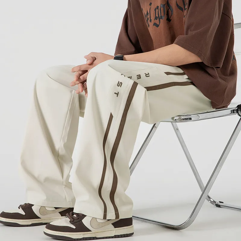 Caramella Casual Pants Unisex Khaki-4
