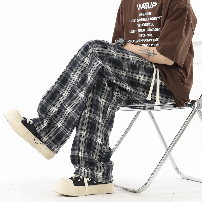 Caramella Casual Pants Unisex Dark Blue-1