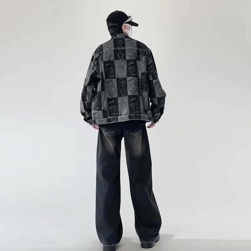 Caramella Denim Jacket Unisex Black-2