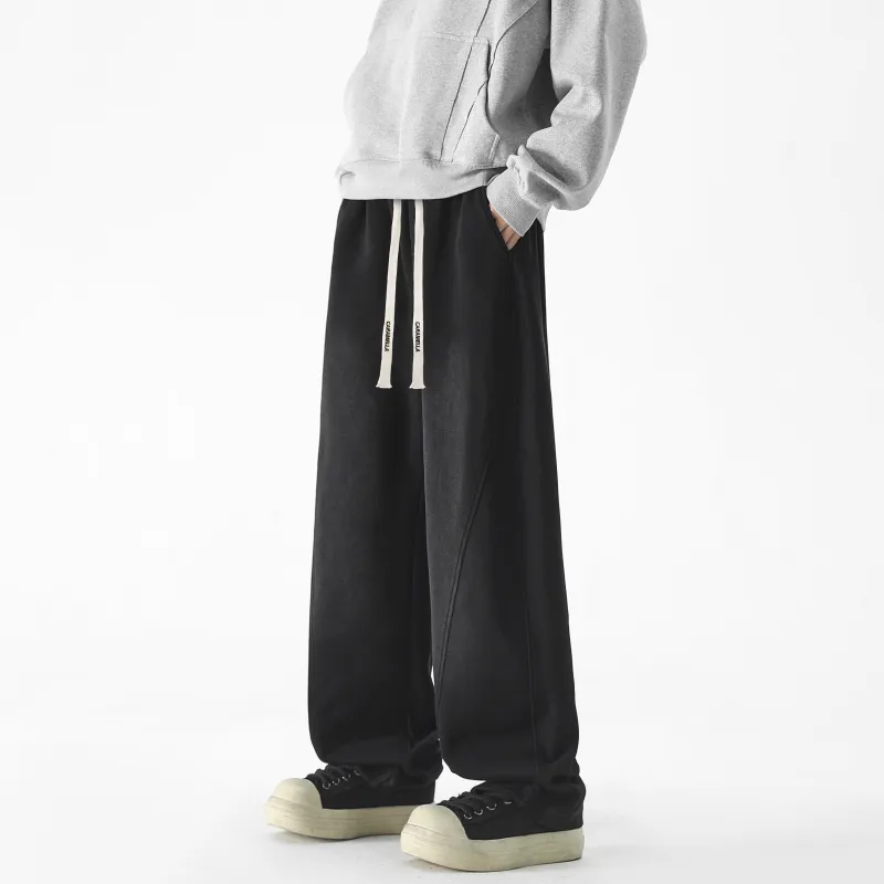 Caramella Casual Pants Unisex Black-2