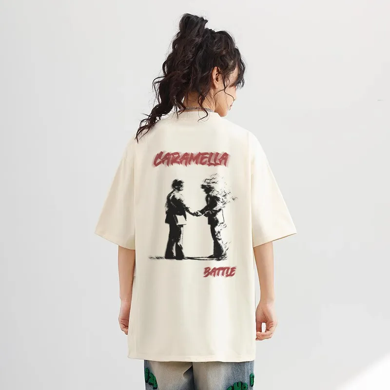 Caramella Drop Shoulder Sleeve T Shirt Women's-22