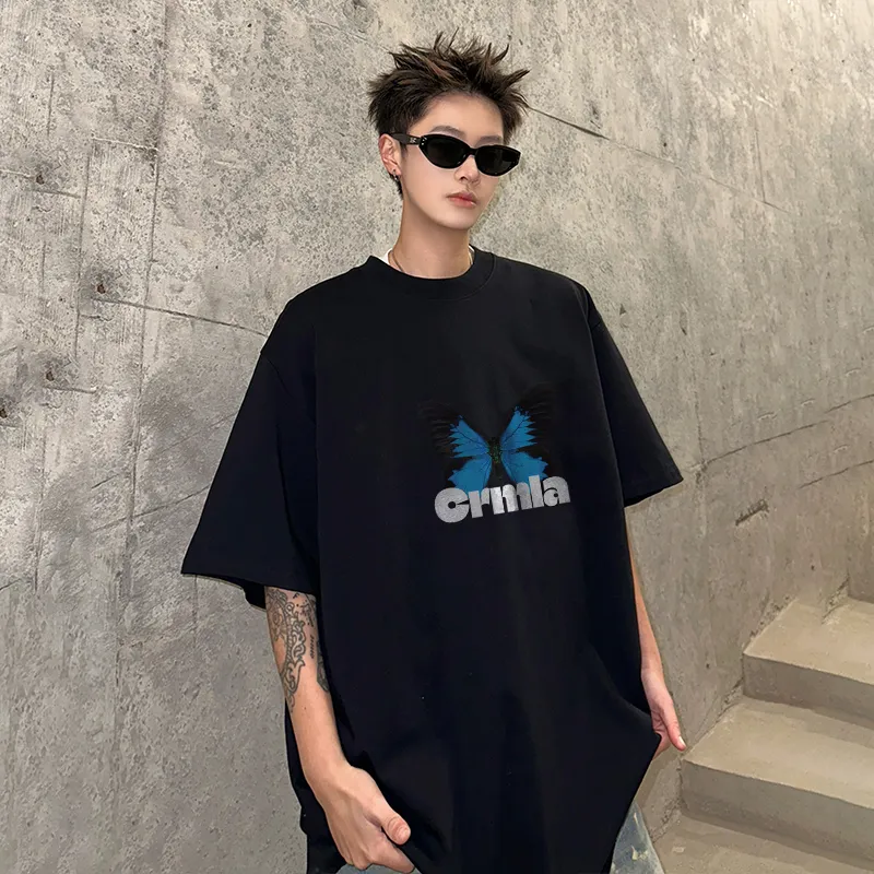 Caramella Drop Shoulder Sleeve T Shirt Unisex-4