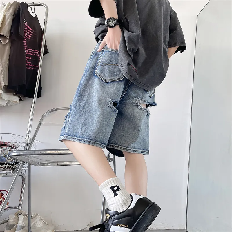 Caramella Casual Shorts Unisex Blue-1