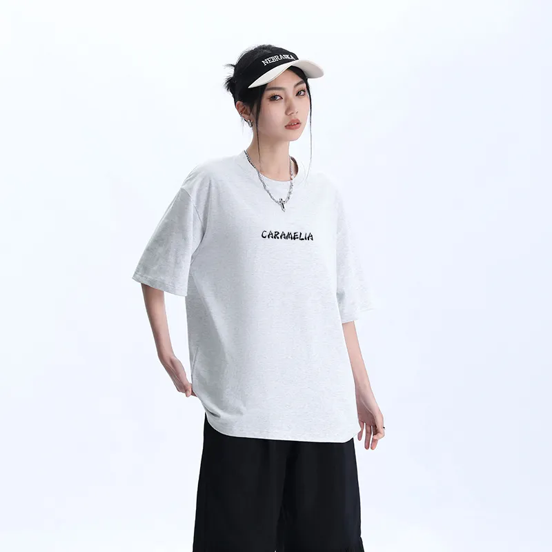 Caramella Drop Shoulder Sleeve T Shirt Women's-3