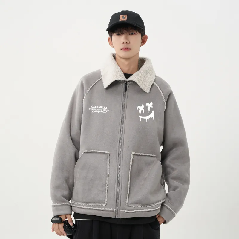 Caramella Velvet feel Coat Unisex-25