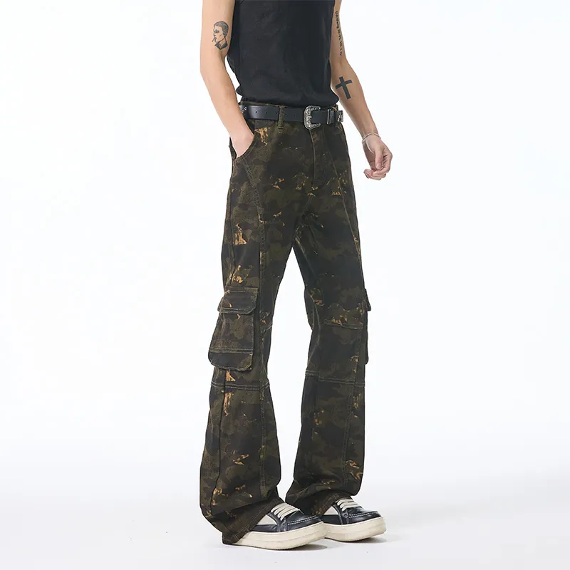 Caramella Casual Pants Unisex Camouflage-3