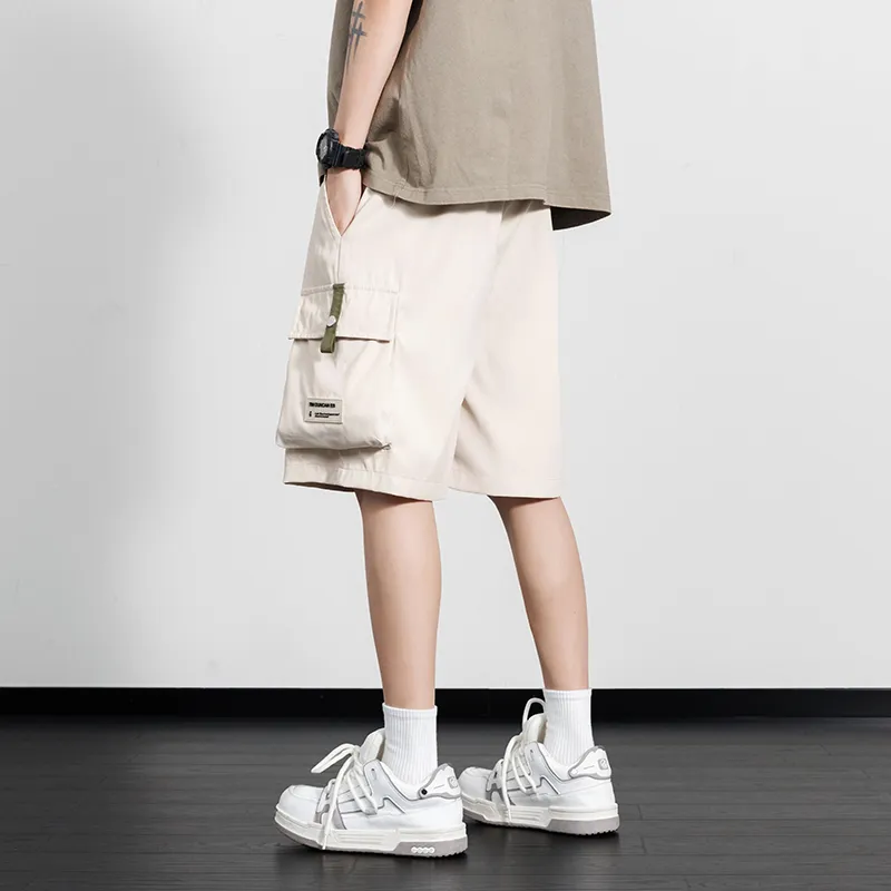 Caramella Cargo Shorts Unisex Black-25