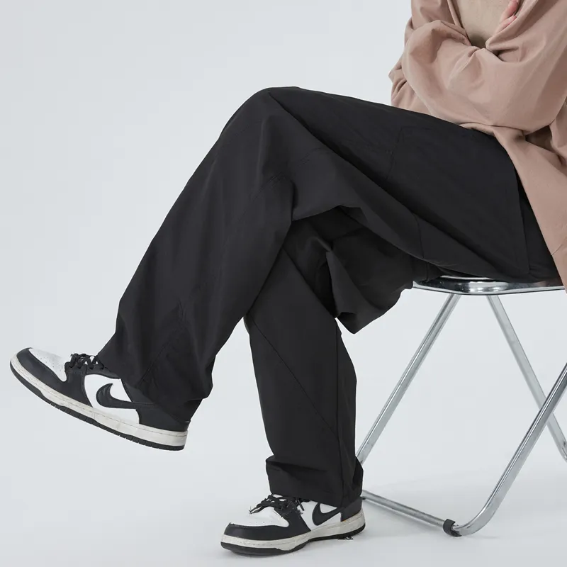 Caramella Casual Pants Unisex Black-4