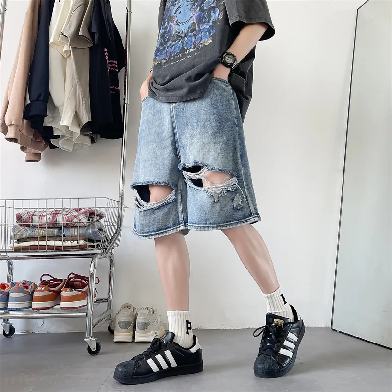 Caramella Casual Shorts Unisex Blue-3