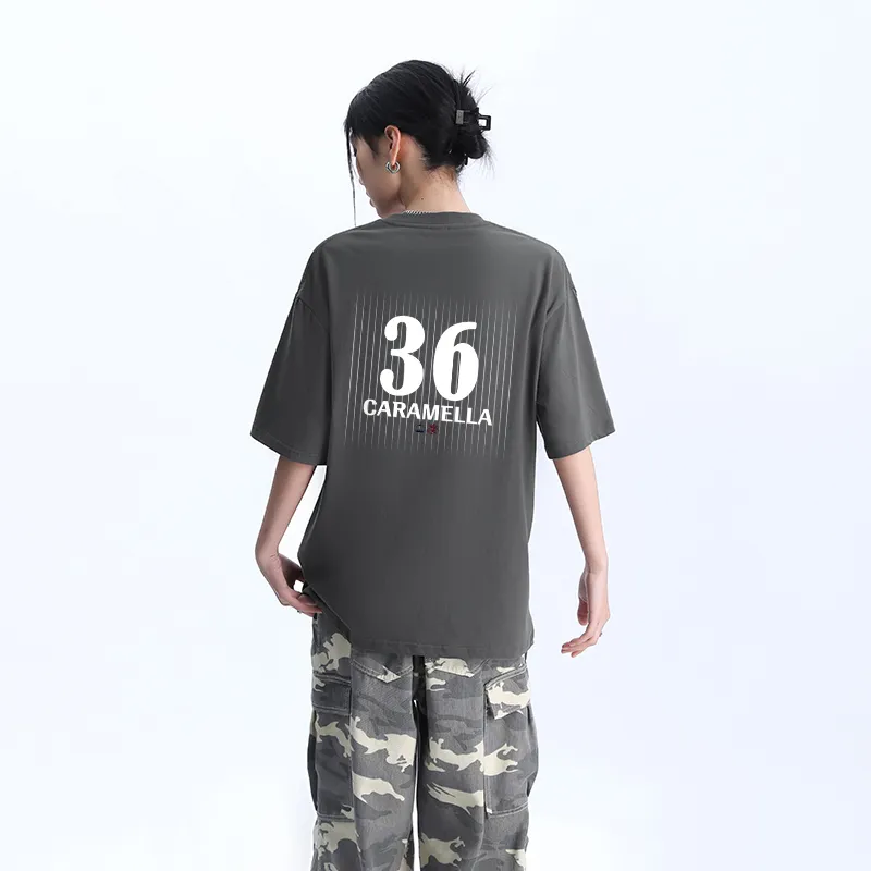 Caramella Drop Shoulder Sleeve T Shirt Women's-7