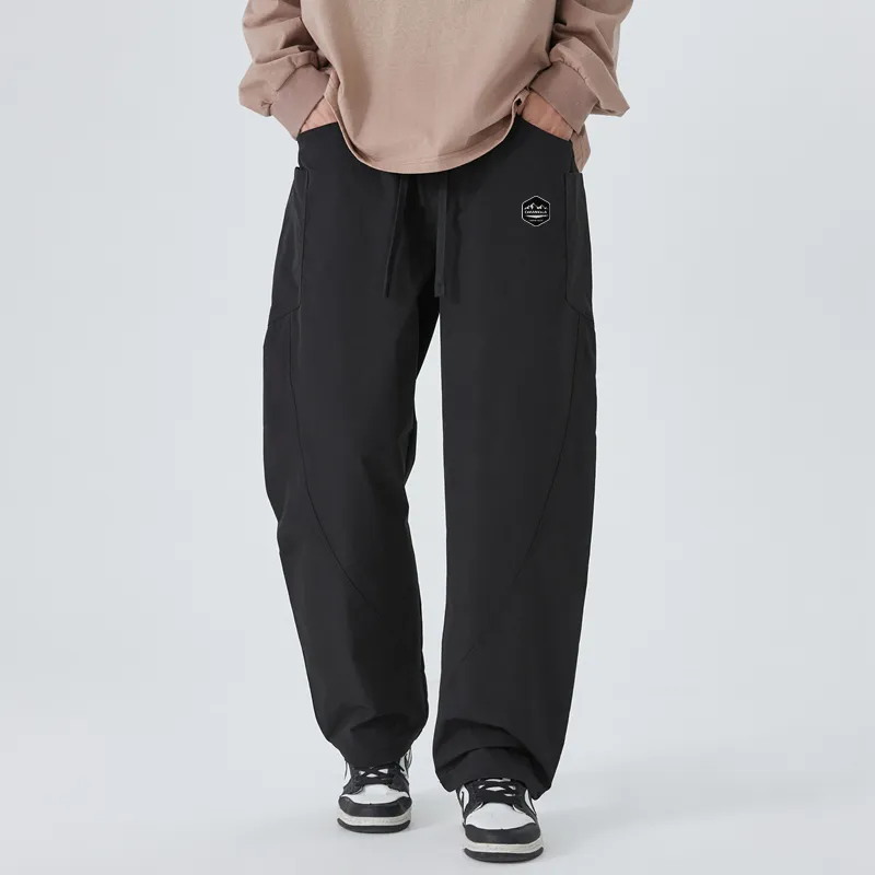 Caramella Casual Pants Unisex Black-2