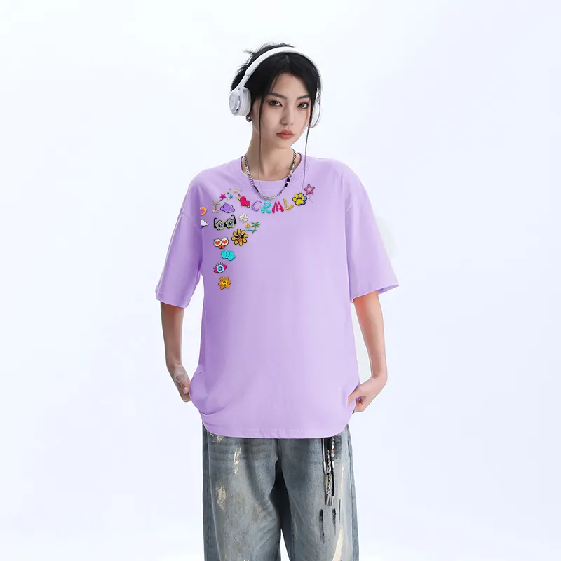Caramella Drop Shoulder Sleeve T Shirt Women's-26