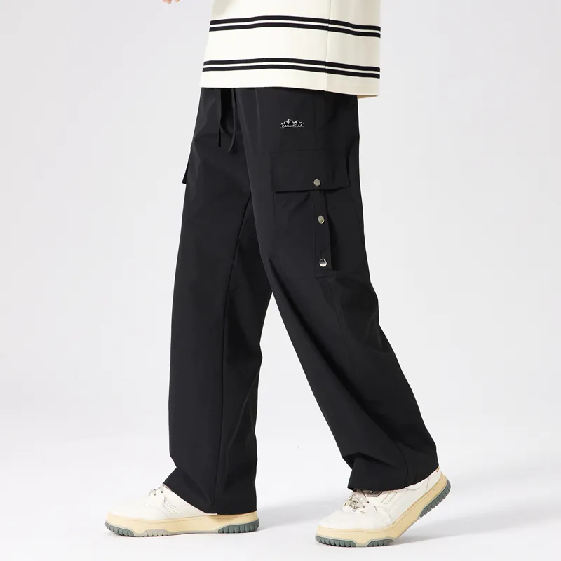 Caramella Cargo Pants Unisex Black-2