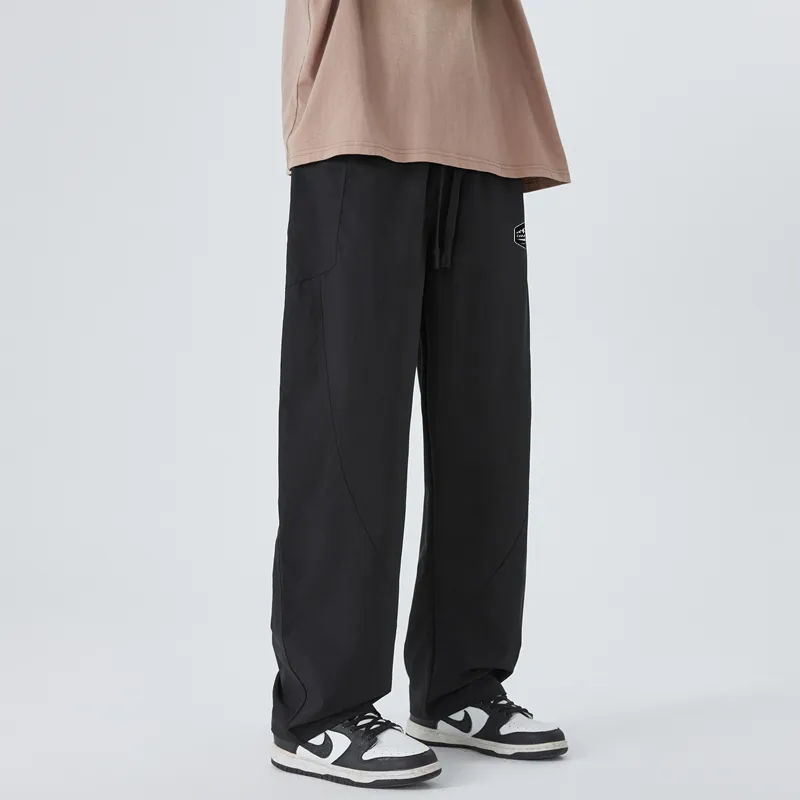 Caramella Casual Pants Unisex Black-3