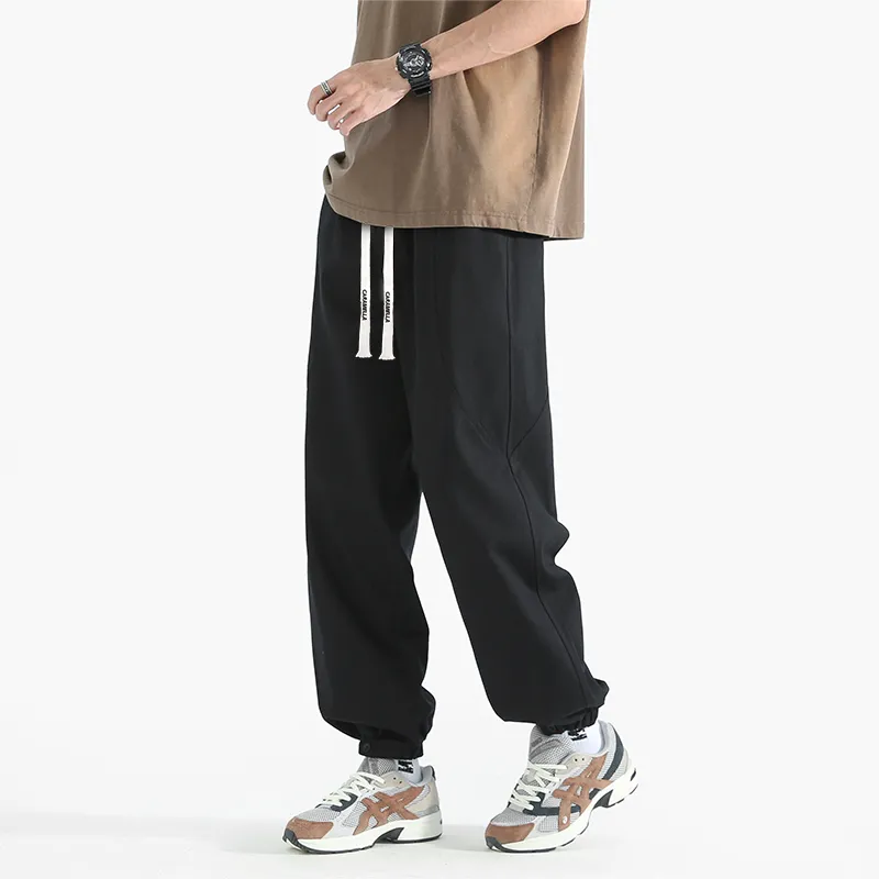Caramella Casual Pants Unisex Black-1