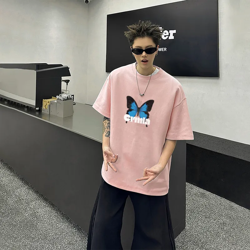 Caramella Drop Shoulder Sleeve T Shirt Unisex-10