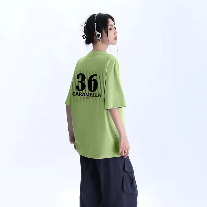 Caramella Drop Shoulder Sleeve T Shirt Women's-19