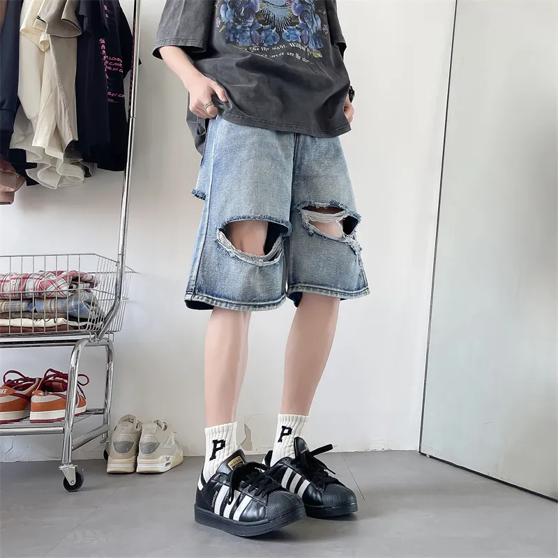 Caramella Casual Shorts Unisex Blue-4